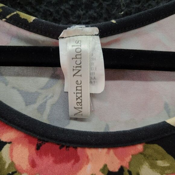 Maxine Nichols Womens Top Multi-Color Size Large Polyester Blend Pullover Stretc - Picture 6 of 12
